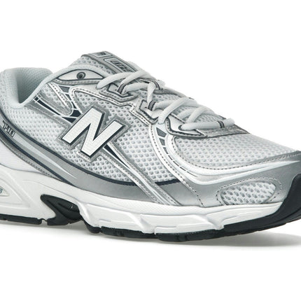 New Balance 740v2 White Shadow Grey Navy U740WN2, trois-quarts avant extérieur