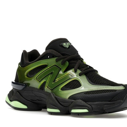 New Balance 9060 X Alpine Green Black U9060IDG, trois-quarts avant extérieur