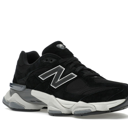 New Balance 9060 Black Phantom U9060JBK, trois-quarts avant extérieur