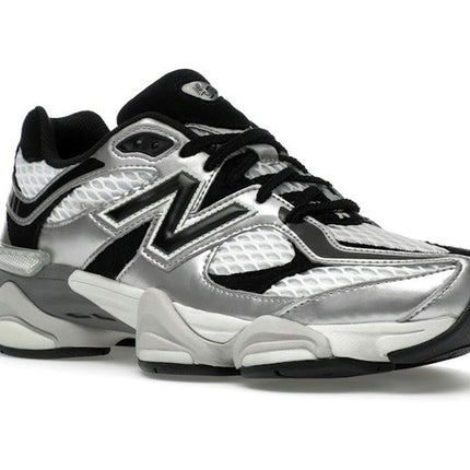 New Balance 9060 Shoe Palace Metallic U9060SP, trois-quarts avant extérieur