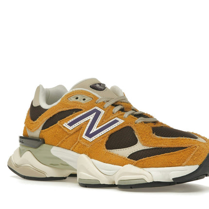 New Balance 9060 Butterscotch U9060SRB, trois-quarts avant extérieur