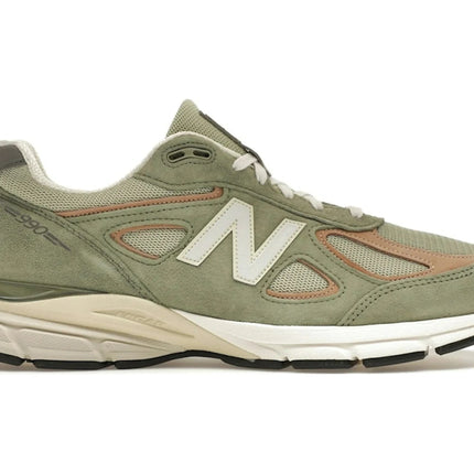 New Balance 990v4 MiUSA Teddy Santis Olive Incense U990GT4, vue principale