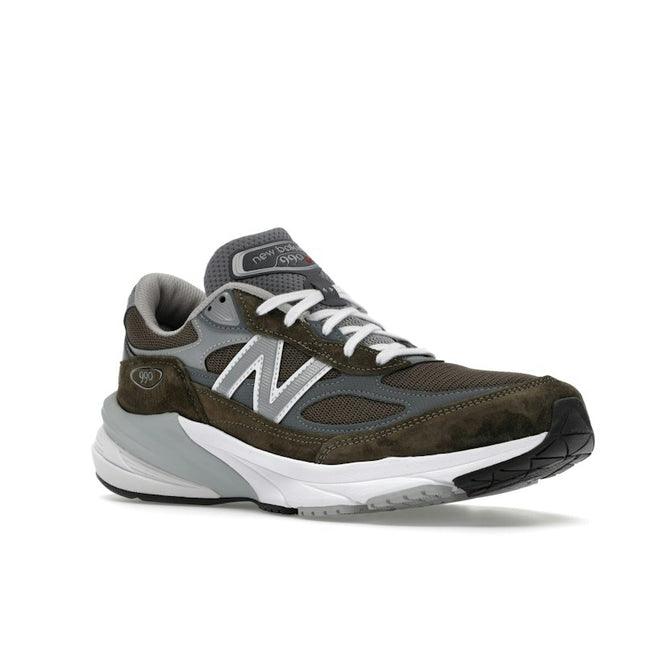 New Balance 990v6 MiUSA True Camo U990OG6, trois-quarts avant extérieur
