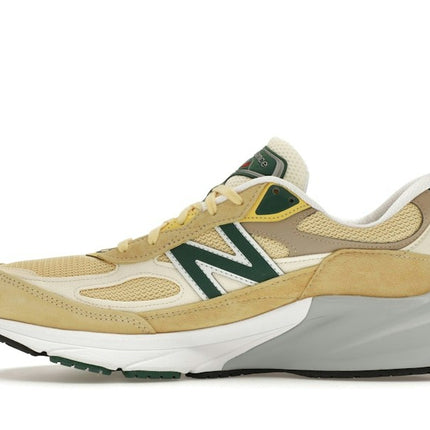 New Balance 990v6 MiUSA Sulphur Green U990TE6, profil intérieur