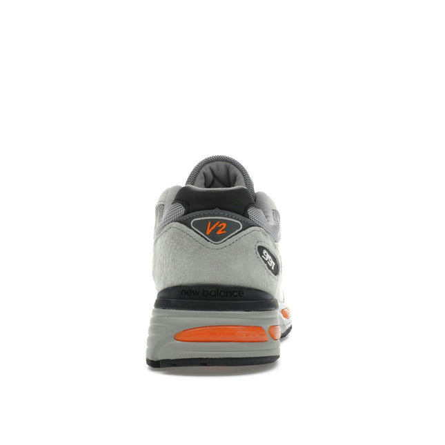 New Balance 991v2 MiUK Pelican Grey Orange U991BS2, arrière