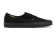 Vans Authentic Black Canvas VN000EE3BKA, vue principale