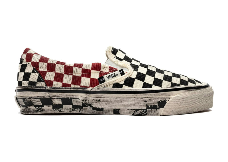 Vans LX Classic Slip-On 98 Act of Disagreement Black Checkerboard