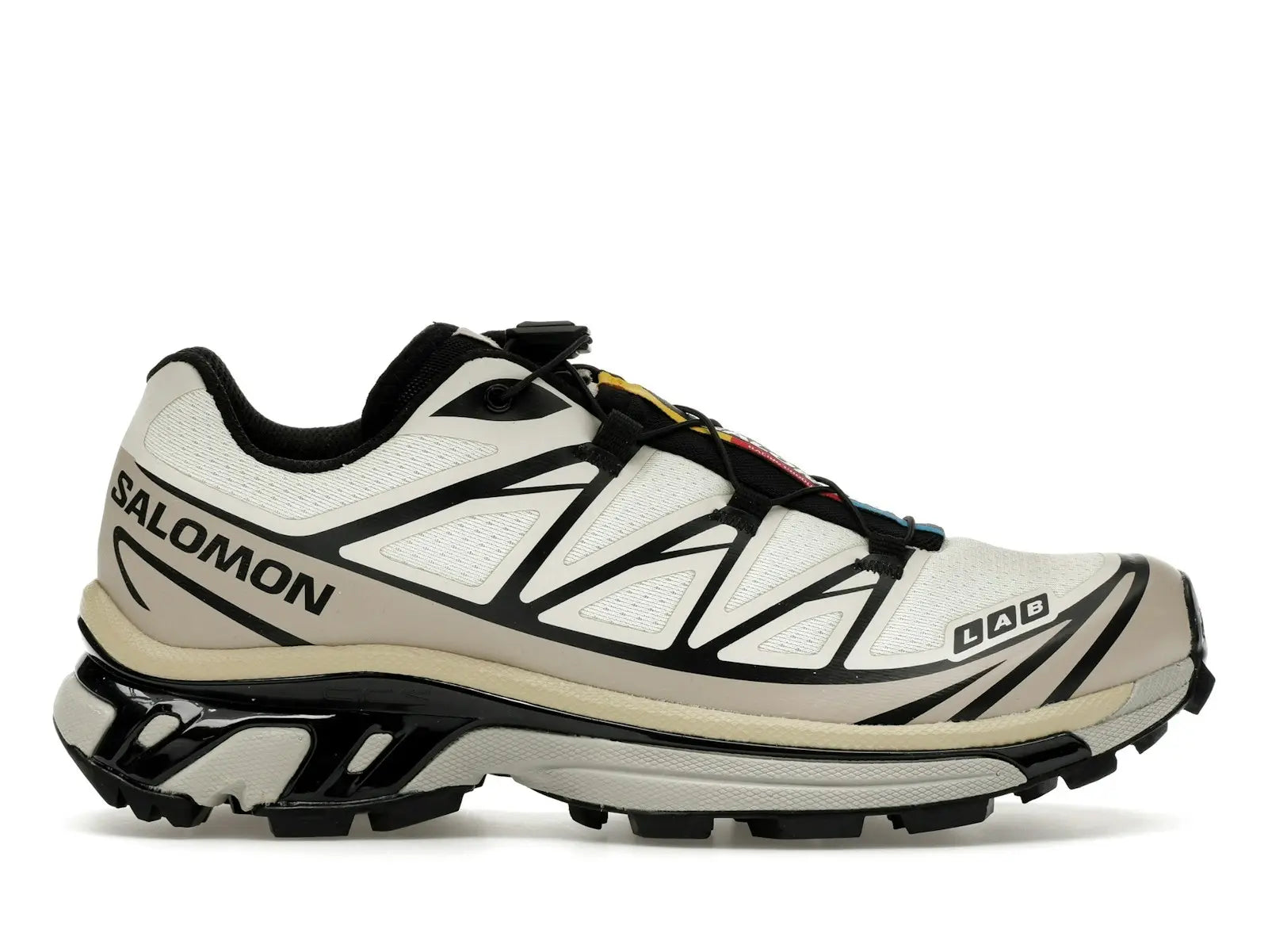 Salomon XT-6 Vanilla Ice Black Silver Cloud